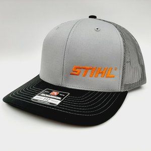 Stihl Richardson 112 Trucker Embroidered Mesh Snapback Cap Hat Multicolor